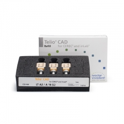 Telio CAD CEREC/inLab LT A16 (L) 3 blocks Ivoclar