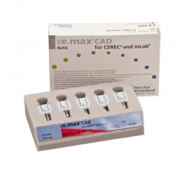 IPS e.max CAD CEREC/InLab MO A14 (S) 5 blocs Ivoclar Vivadent