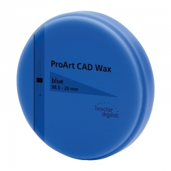 ProArt CAD DISC Wax blue 98.5-20mm/1 Ivoclar Digital