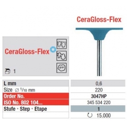 Полирна гума за керамика CeraGloss Flex HP Монтирана - Стъпка