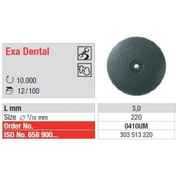Freze Exa Dental unmounted - black  410 UM-12