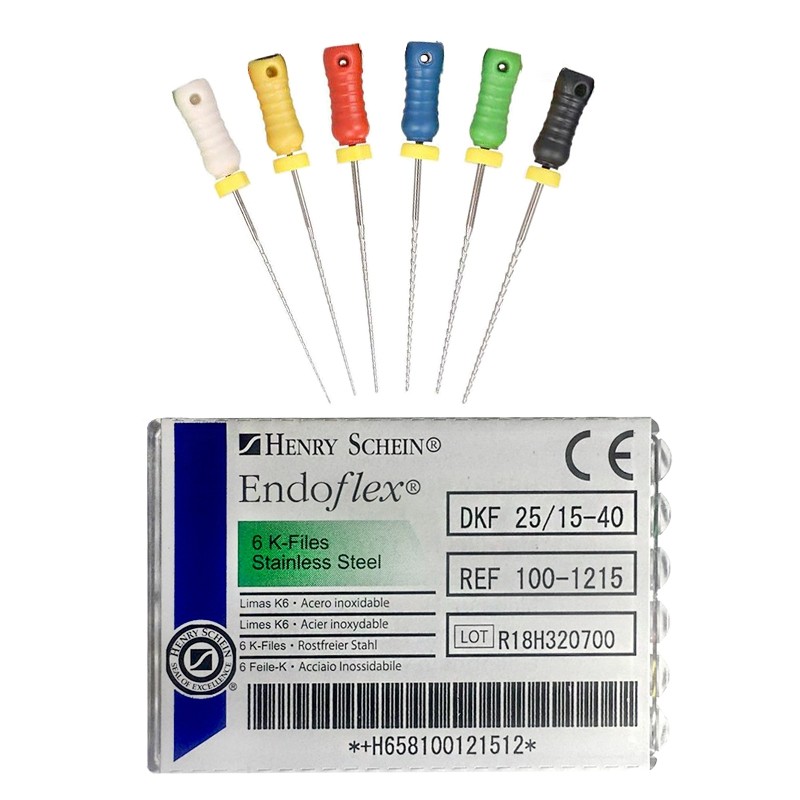 Endoflex K-files L 25mm Henry Schein