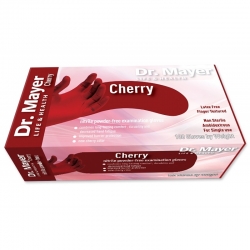 Manusi nitril Cherry Red Dr. Mayer, marimea S