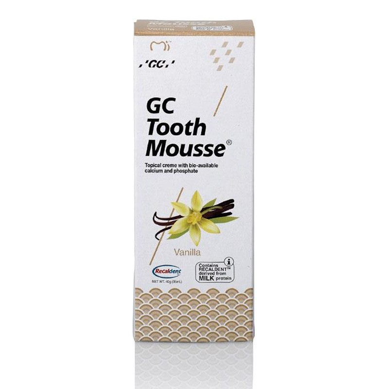 Локален реминерализиращ крем GC Tooth Mousse Vanilla, 35мл.