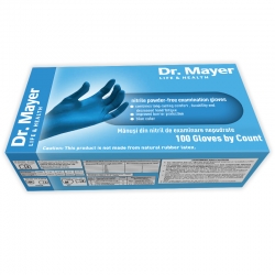 Manusi nitril Sky Blue Dr. Mayer, marimea L 