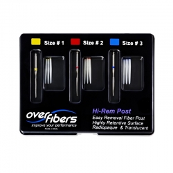 Starter Kit pivoti fibra sticla endodontici Hi-Rem Overfibers