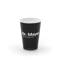 Хартиени чаши черни 200 броя Dr.Mayer