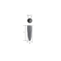 Implant NARROW D3.1 No Mount Inno