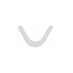 U-образни метални ленти 0,050 mm 12 броя TorVM
