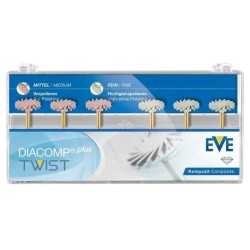 Комплект гуми за полиране Diacomp Plus Twist 14 RA 342 Eve