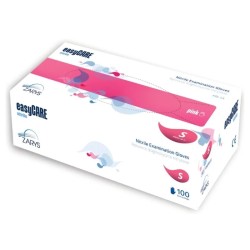 Нитрилни Ръкавици За Преглед, Розови Без Талк S 100 Бр. Easycare