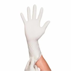 Латексови Ръкавици С Талк Бели 6.5 Top Glove