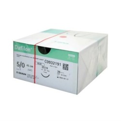 Хирургичен конец BBRAUN DAFILON BLUE 5/0 75см DS16  1 брой BBRAUN