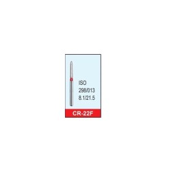 Фина диамантена фреза CR-22F Червена ISO 298/013 Mani