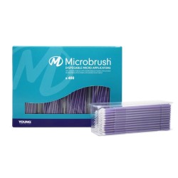Комплект лилави стандартни апликатори Microbrush Plus 2.0mm 400 броя