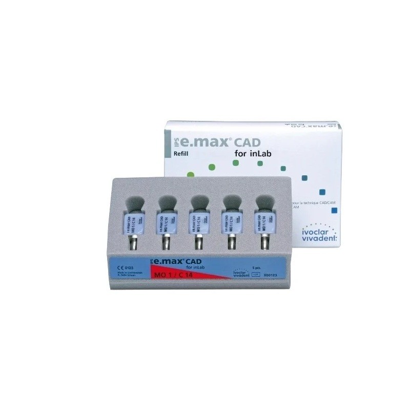 IPS e.max CAD InLab MO 1 C14 5 blocs Ivoclar Vivadent