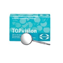 12 x Плоско Дентално Огледало TOPvision FS Rhodium №5 Hahnenkratt