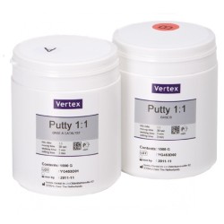 Прецизен лабораторен силикон Silicon Putty 85 1: 1 (1кg + 1кg) Vertex
