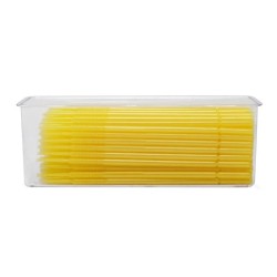 Комплект апликатори Microbrush Plus Yellow Fine 1.5mm 100 броя